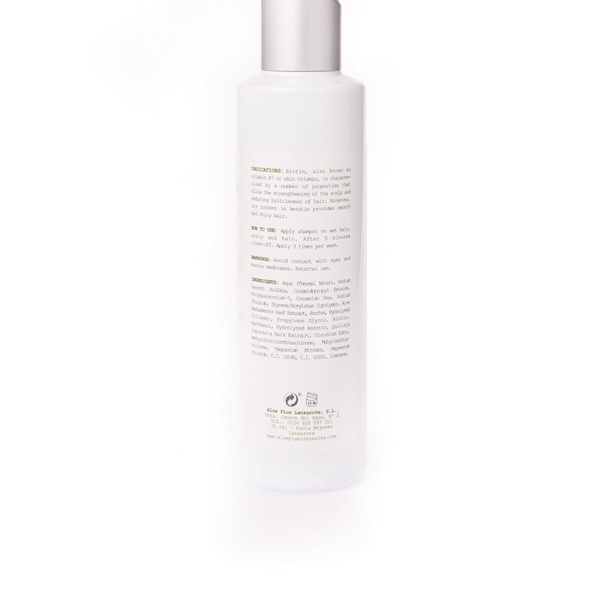 SHAMPOOING REVITALISANT AVEC BIOTINE Y KERATINE D’ALOE VERA 200ml - 2