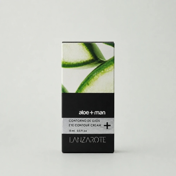 CONTORNO DE OJOS PARA HOMBRE DE ALOE VERA 15ml - 3