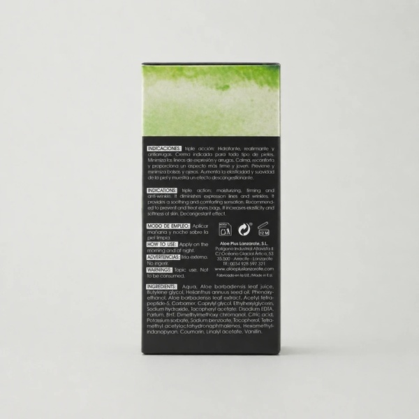 CONTORNO DE OJOS PARA HOMBRE DE ALOE VERA 15ml - 4