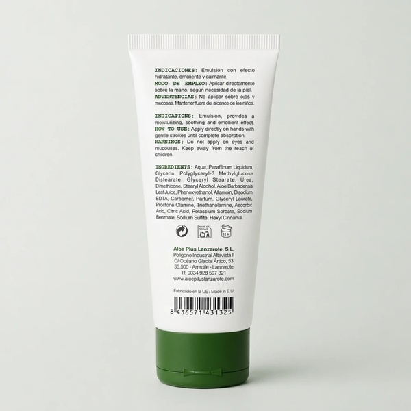 CREMA DE MANOS CON ALOE VERA 100ml - 2