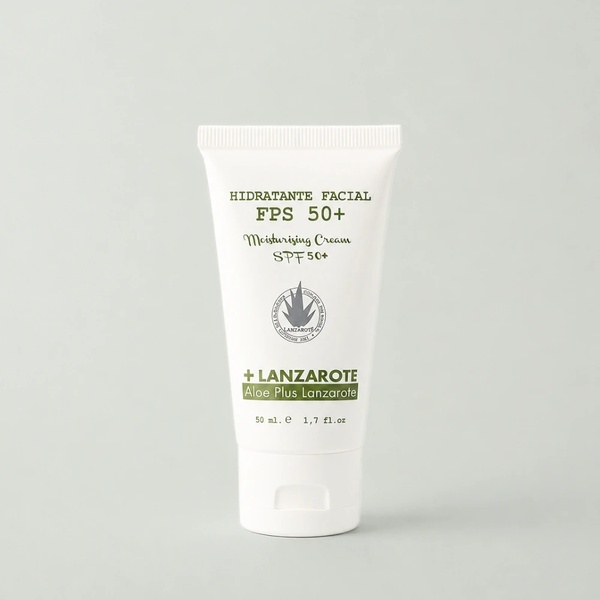 CREMA FACIAL HIDRATANTE CON PROTECCIÓN SOLAR FP50 Y ALOE VERA 50ml