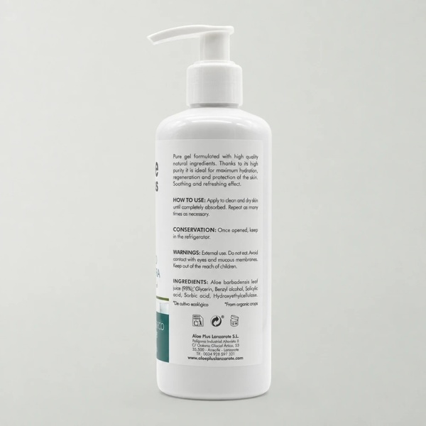 GEL PURO ECOLÓGICO DE ALOE VERA 250ml - 2
