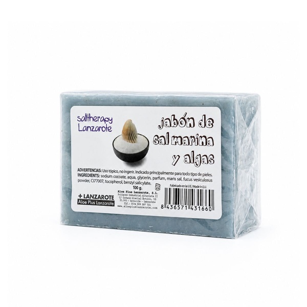  SAVON ARTISANAL DE SEL MARIN ET ALGUES 100g