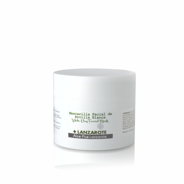ALOE VERA UND WEISSER TON GESICHTSMASKE 100 ML