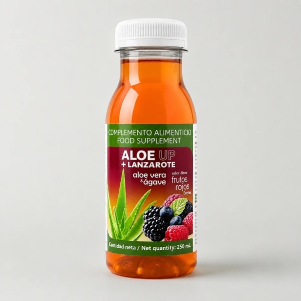 COMPLEMENTO ALIMENTICIO DE ALOE VERA -SABOR FRUTOS ROJOS 250ml