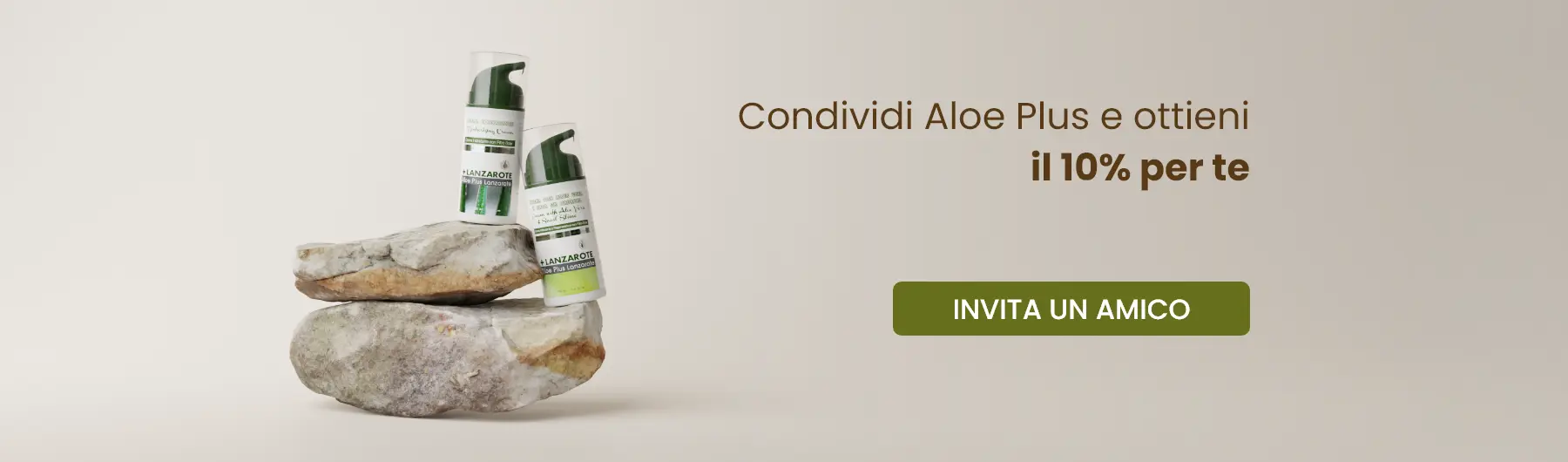 Condividi Aloe Plus e ottieni il 10% per te