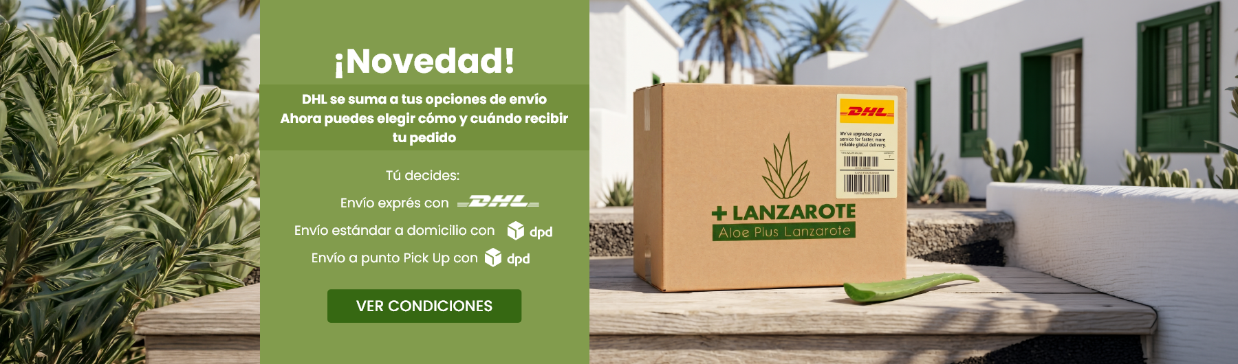 ¡Novedad! Ahora también enviamos con DHL