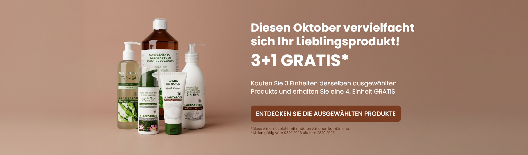 Kaufen Sie 3 und erhalten Sie 1 weiteres geschenkt