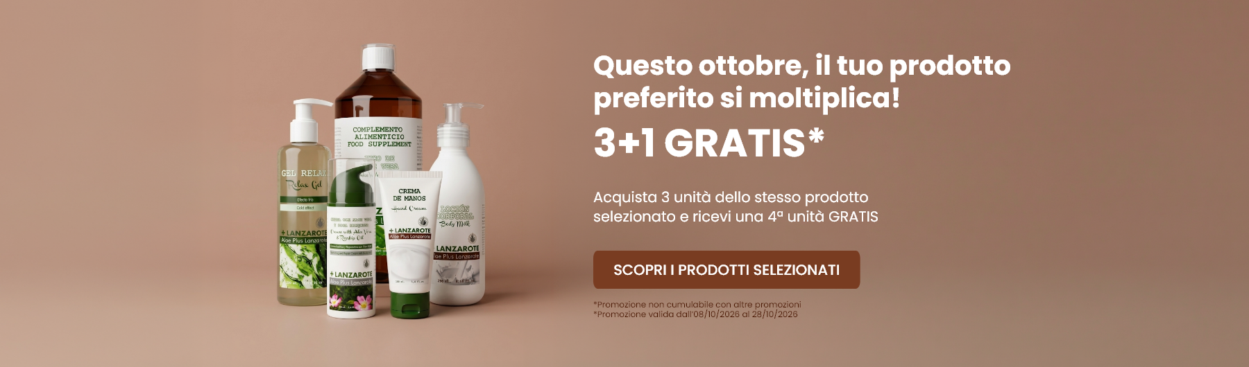 acquista 3 e ricevine 1 altro in regalo